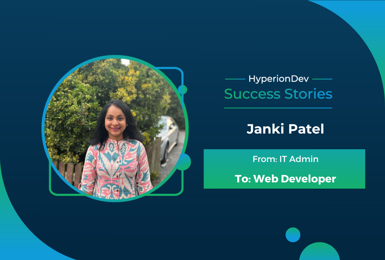 Janki’s Tech Comeback: From IT Admin to Web Developer