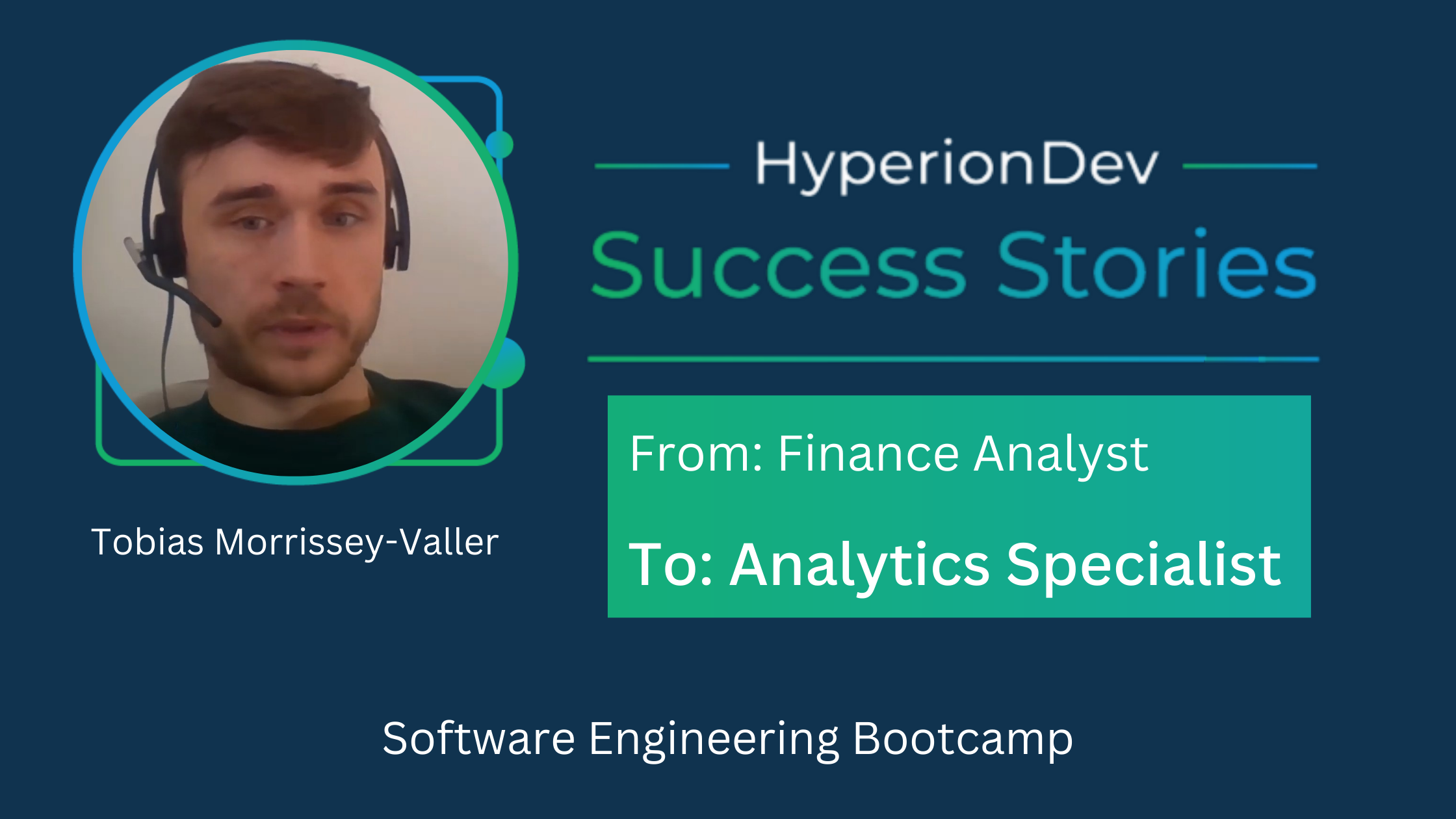 Tobias Morrissey-Valler's Success Story with HyperionDev